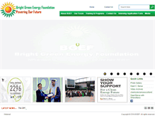 Tablet Screenshot of greenenergybd.com